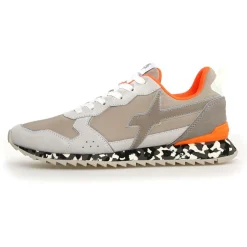 Sneakers en Cuir Jet beiges-W6YZ Hot