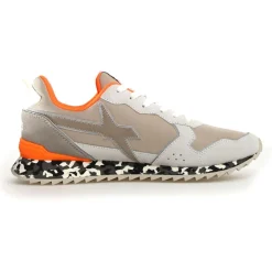 Sneakers en Cuir Jet beiges-W6YZ Hot