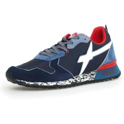 Sneakers en Cuir Jet bleues-W6YZ Online