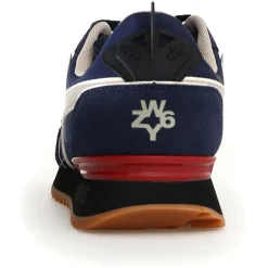 Sneakers en Cuir Jet bleu marine-W6YZ New