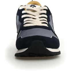 Homme W6YZ Baskets^Sneakers en Cuir Jet bleu marine