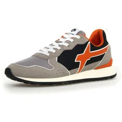 Sneakers en Cuir Jet grises-W6YZ Clearance