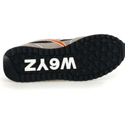 Sneakers en Cuir Jet grises-W6YZ Clearance