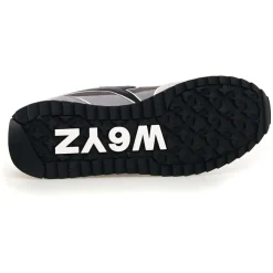Sneakers en Cuir Jet grises-W6YZ Outlet
