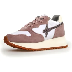 Sneakers en Cuir Jet grises-W6YZ Hot