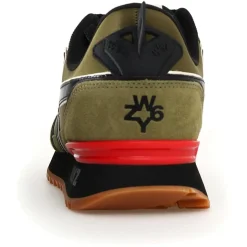 Sneakers en Cuir Jet kaki-W6YZ New