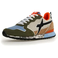 Sneakers en Cuir Jet kaki-W6YZ Hot