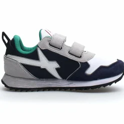 Femme W6YZ Baskets^Sneakers en Cuir Jet marine/blanc