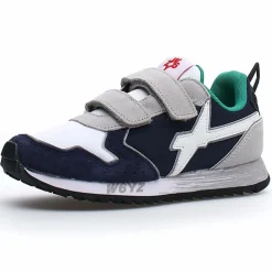 Femme W6YZ Baskets^Sneakers en Cuir Jet marine/blanc