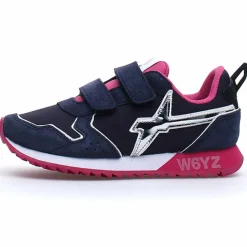 Sneakers en Cuir Jet marine-W6YZ New