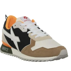 Homme W6YZ Baskets^Sneakers en Cuir Jet noires
