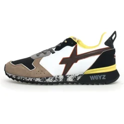 Homme W6YZ Baskets^Sneakers en Cuir Jet noires