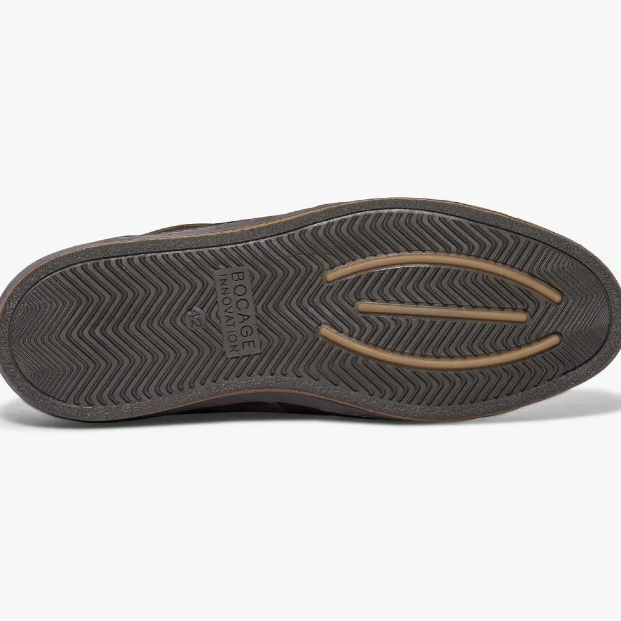 Homme Bocage Baskets^Sneakers en Cuir Kuala marron
