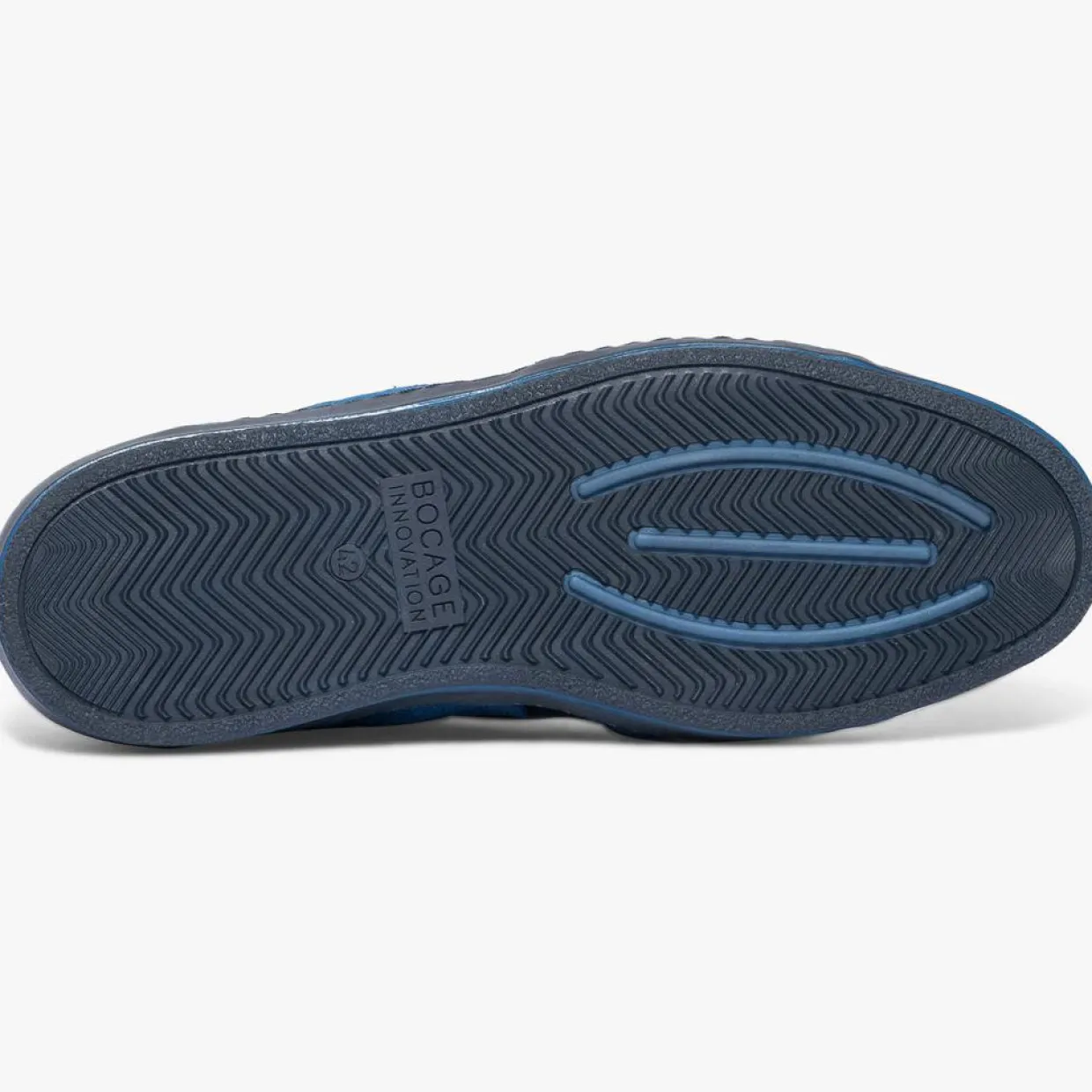 Homme Bocage Baskets^Sneakers en Cuir Kuala marine