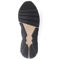 Homme Voile Blanche Baskets^Sneakers en Cuir Liam bleu marine/blanc/marron