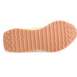 Femme W6YZ Baskets^Sneakers en Cuir Loop argentées