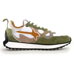 Homme W6YZ Baskets^Sneakers en Cuir Loop beiges