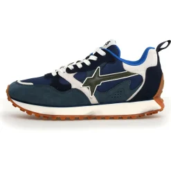 Sneakers en Cuir Loop bleues-W6YZ Sale