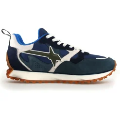 Sneakers en Cuir Loop bleues-W6YZ Sale