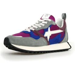 Femme W6YZ Baskets^Sneakers en Cuir Loop bleues