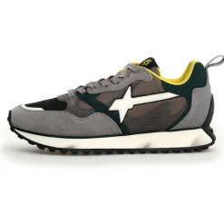 Homme W6YZ Baskets^Sneakers en Cuir Loop grises