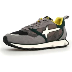 Homme W6YZ Baskets^Sneakers en Cuir Loop grises