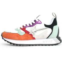 Sneakers en Cuir Loop orange-W6YZ Outlet