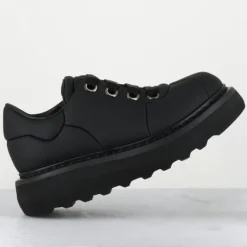 Femme Premiata Baskets^Sneakers en Cuir M6610 noires - Talon : 10.5cm