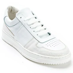 Sneakers en Cuir Meli blanches-British Passport Clearance