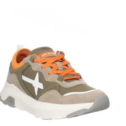 Sneakers en Cuir Next kaki-W6YZ