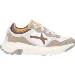 Sneakers en Cuir Next taupe-W6YZ