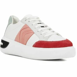 Sneakers en Cuir Ottaya blanc/multicolore-Geox Hot