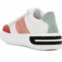 Sneakers en Cuir Ottaya blanc/multicolore-Geox Hot