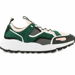 Sneakers en Cuir Popi vertes-Cosmoparis Best