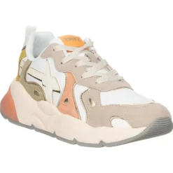 Femme W6YZ Baskets^Sneakers en Cuir Sarah beiges