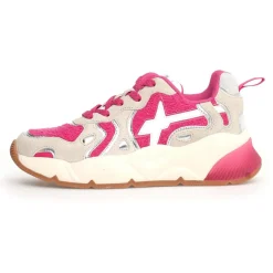 Femme W6YZ Baskets^Sneakers en Cuir Sarah beiges