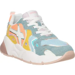 Femme W6YZ Baskets^Sneakers en Cuir Sarah bleues
