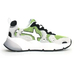 Sneakers en Cuir Sarah grises-W6YZ Outlet