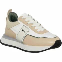 Femme Cesare Paciotti 4Us Baskets^Sneakers en Cuir Susan blanc/beige
