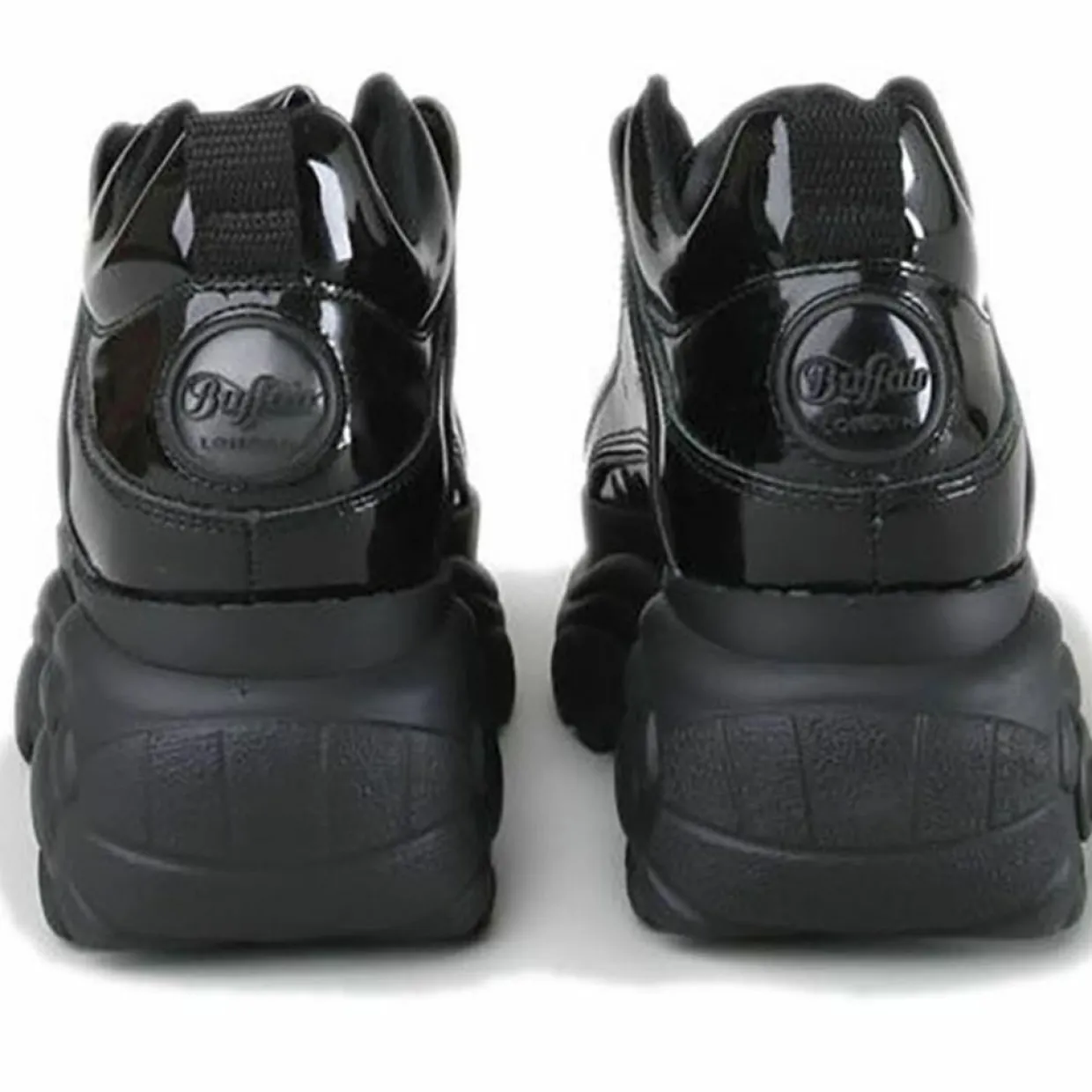 Sneakers en Cuir Verni noires-Buffalo New