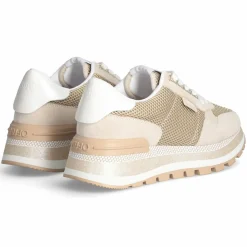 Femme Liu-Jo Baskets^Sneakers en Cuir Victoire beiges