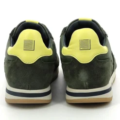 Sneakers en Cuir Vida kaki-Piola Outlet