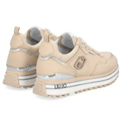 Sneakers en Cuir Wilow beiges-Liu-Jo Discount