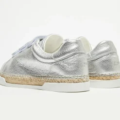 Femme Canal Saint Martin Baskets^Sneakers en Cuir Wonder argentées