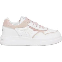 Sneakers en Cuir Xenia beiges-W6YZ Outlet