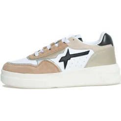 Femme W6YZ Baskets^Sneakers en Cuir Xenia blanches