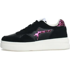 Femme W6YZ Baskets^Sneakers en Cuir Xenia noires