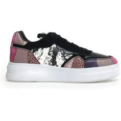 Sneakers en Cuir Xenia noires-W6YZ