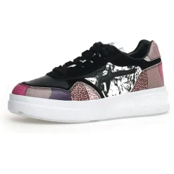 Sneakers en Cuir Xenia noires-W6YZ