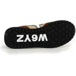 Sneakers en Cuir Yak beiges-W6YZ Hot